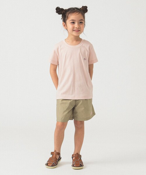 DANTON（ダントン）の「DANTON / KIDS' SHORT SLEEVE INNER T-SHIRT PLAIN 2025SS（105～135cm）（Tシャツ/カットソー・キッズ・ピンク/ブラウン系その他・125/105/115/135）」の18枚目の写真