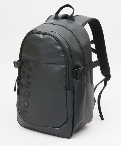 防水ポリエステル ターポリン 大容量 2層式 ラウンドバックパック A4