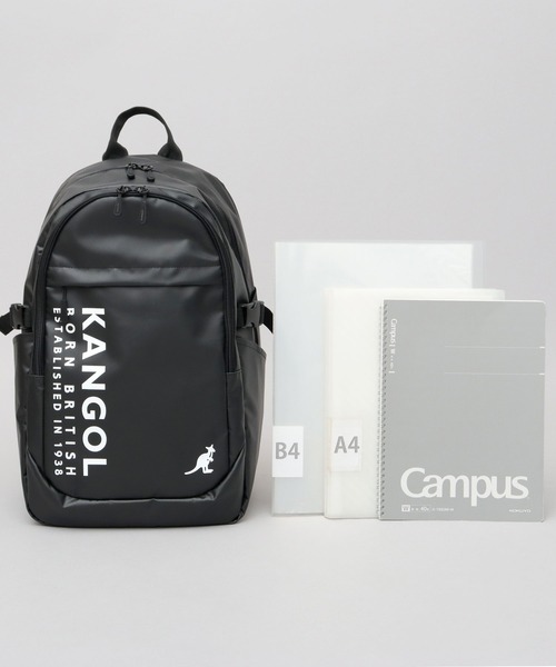 防水ポリエステル ターポリン 大容量 2層式 ラウンドバックパック A4