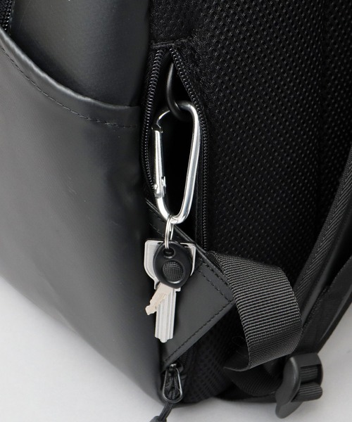 防水ポリエステル ターポリン 大容量 2層式 ラウンドバックパック A4