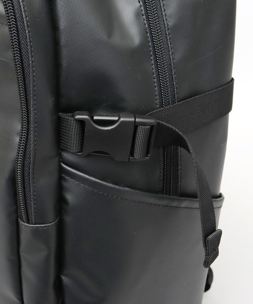 防水ポリエステル ターポリン 大容量 2層式 ラウンドバックパック A4