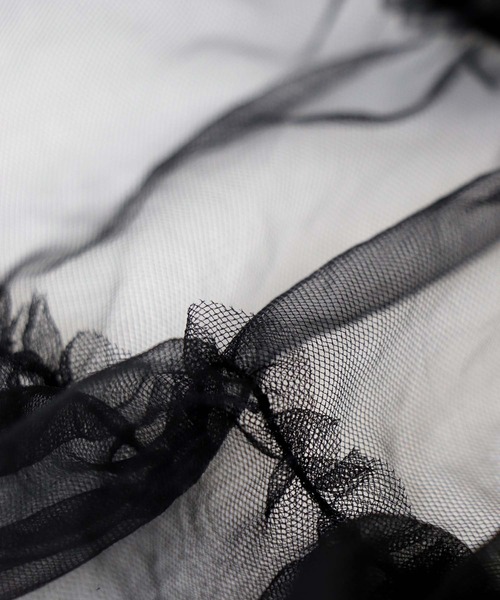 Three Four Time（ｽﾘｰﾌｫｰﾀｲﾑ）の「チュールアシメスカート（スカート・レディース・ブラック/キャメル・FREE）」の16枚目の写真