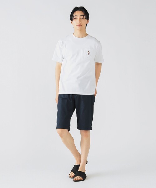 BEAMS HEART（ビームスハート）の「【ユニセックス】サーフベアー シンプル ポケット Tシャツ（Tシャツ/カットソー・メンズ・ホワイト/ネイビー/オリーブ・XL/S/M/L）」の19枚目の写真