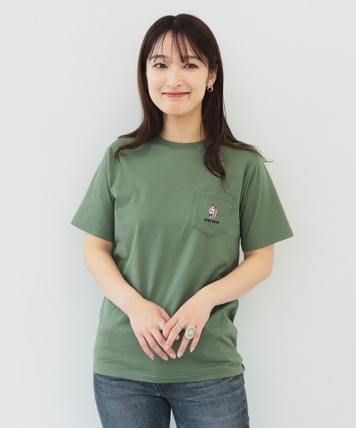 BEAMS HEART（ビームスハート）の「【ユニセックス】サーフベアー シンプル ポケット Tシャツ（Tシャツ/カットソー・メンズ・ホワイト/ネイビー/オリーブ・XL/S/M/L）」の13枚目の写真