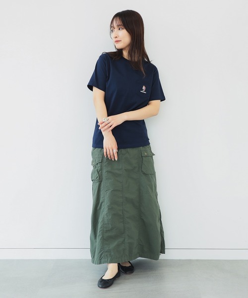 BEAMS HEART（ビームスハート）の「【ユニセックス】サーフベアー シンプル ポケット Tシャツ（Tシャツ/カットソー・メンズ・ホワイト/ネイビー/オリーブ・XL/S/M/L）」の16枚目の写真