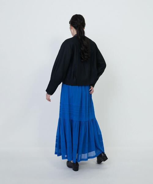 ハイカウントリネンツイルノーカラージャケット LOISIR（ロワズィール）の「リネンツイルノーカラージャケット（ノー
