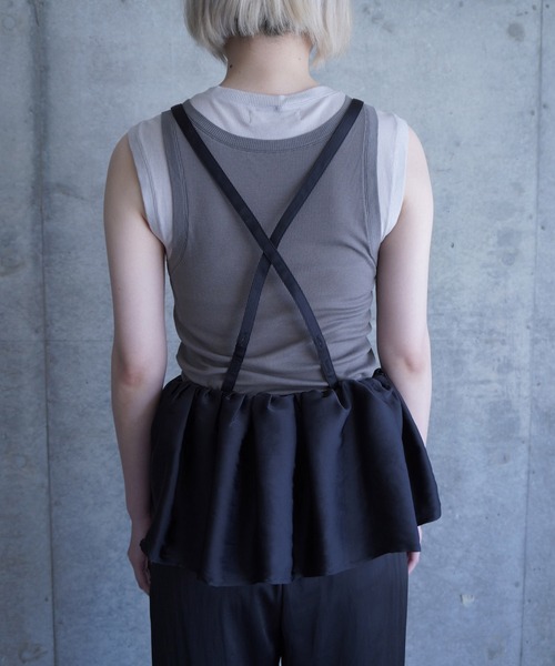 G.V.G.V.(ジーヴィージーヴィー)の「SATIN SUSPENDER PANTS(その他パンツ・レディース・ブラック/ブラウン・ONE SIZE)」の11枚目の写真
