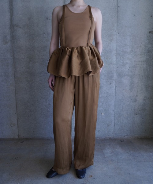 G.V.G.V.(ジーヴィージーヴィー)の「SATIN SUSPENDER PANTS(その他パンツ・レディース・ブラック/ブラウン・ONE SIZE)」の21枚目の写真