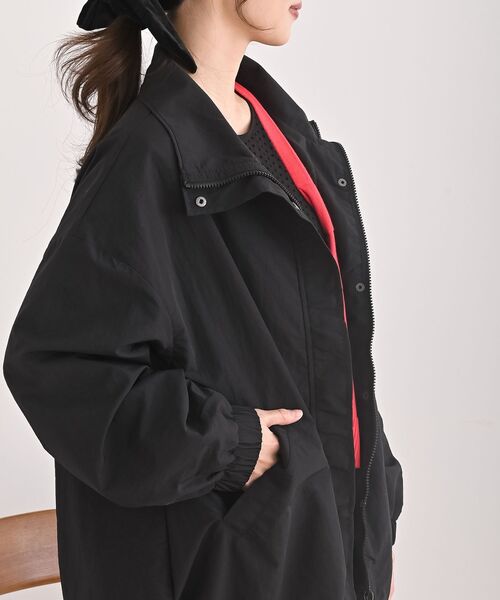 rps(アールピーエス)の「ナイロンワッシャースタンドカラーブルゾン(ブルゾン・レディース・アイボリー/ブラック/ベージュ・フリー)」の16枚目の写真