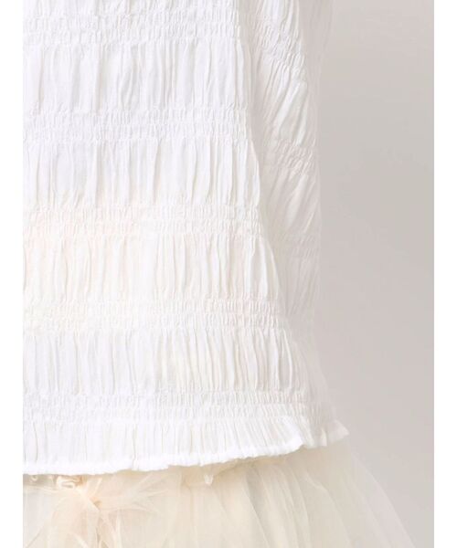 merry jenny(メリージェニー)の「ビッグカラーブラウス(シャツ/ブラウス・レディース・オフホワイト/ブラック/イエロー・FREE)」の5枚目の写真