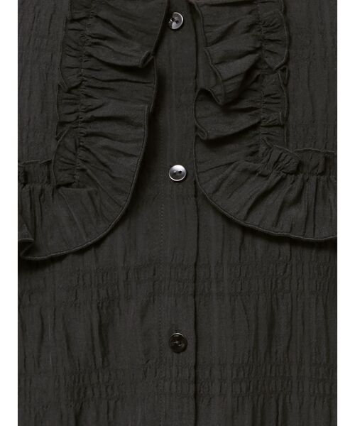 merry jenny(メリージェニー)の「ビッグカラーブラウス(シャツ/ブラウス・レディース・オフホワイト/ブラック/イエロー・FREE)」の8枚目の写真