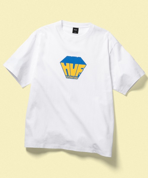 BIG BLOCK TEE / HUF ハフ プリント 半袖 Tシャツ（Tシャツ