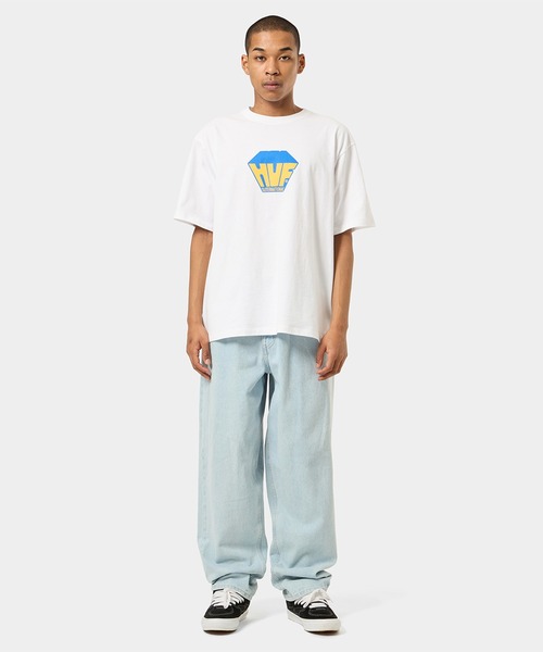 BIG BLOCK TEE / HUF ハフ プリント 半袖 Tシャツ（Tシャツ