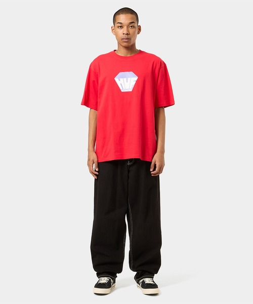 BIG BLOCK TEE / HUF ハフ プリント 半袖 Tシャツ（Tシャツ