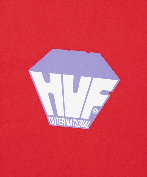 BIG BLOCK TEE / HUF ハフ プリント 半袖 Tシャツ（Tシャツ