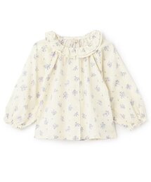 小花柄ブラウス