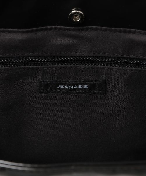 JEANASIS（ジーナシス）の「【WEB・一部店舗限定】メタリックトートBAG/291977（トートバッグ・レディース・ネイビー系/ブラック系その他/シルバー・FREE）」の8枚目の写真