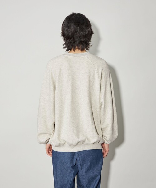 CITEN（シテン）の「＜CITEN＞ハートモチーフロゴラグランスウェット（スウェット・メンズ・ナチュラル/グレー・L/M）」の10枚目の写真