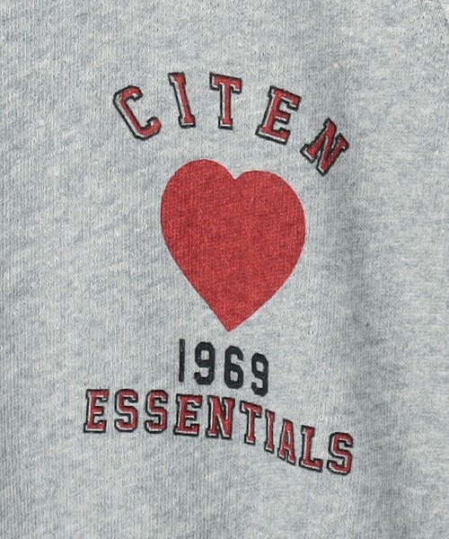 CITEN（シテン）の「＜CITEN＞ハートモチーフロゴラグランスウェット（スウェット・メンズ・ナチュラル/グレー・L/M）」の15枚目の写真