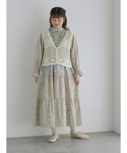 ✨極美品✨ツハル by サマンサモスモス 手編みクロシェニットベスト レースジレ 2026年最新】TSUHARU by Samansa Mos2 レディース ベスト・ジレ