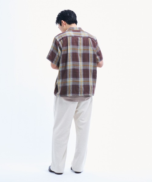 THE BOLDMAN(ザ ボールドマン)の「Doublegaze Check Shirts / ダブルガーゼチェックシャツ(シャツ/ブラウス・メンズ・ブラウン/カーキ/ブルー・LARGE/MEDIUM)」の5枚目の写真