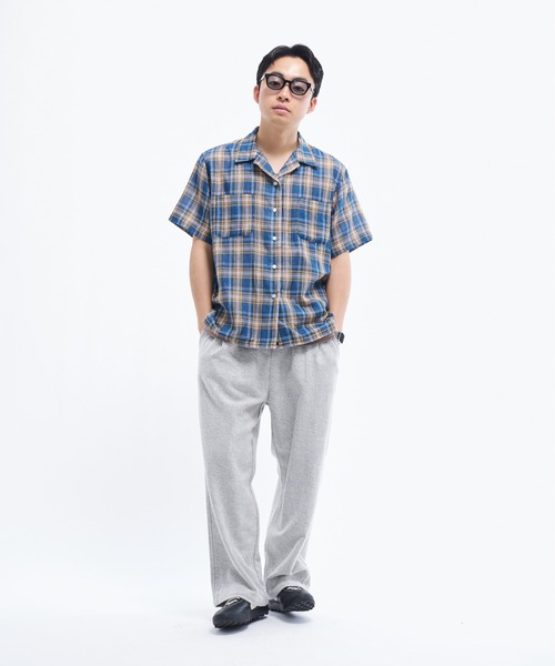 THE BOlDMAN ダブルガーゼチェックシャツ セール】Doublegaze Check Shirts / ダブルガーゼチェックシャツ