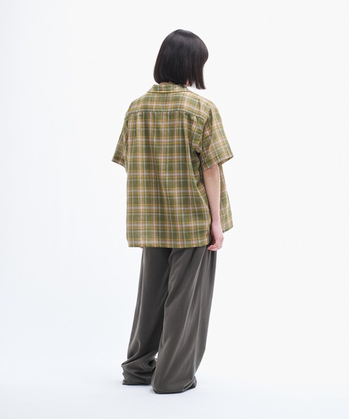 THE BOLDMAN(ザ ボールドマン)の「Doublegaze Check Shirts / ダブルガーゼチェックシャツ(シャツ/ブラウス・メンズ・ブラウン/カーキ/ブルー・LARGE/MEDIUM)」の9枚目の写真