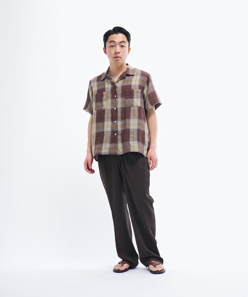 THE BOlDMAN ダブルガーゼチェックシャツ セール】Doublegaze Check Shirts / ダブルガーゼチェックシャツ