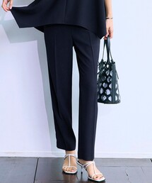 ストレッチジョーゼット テーパード パンツ