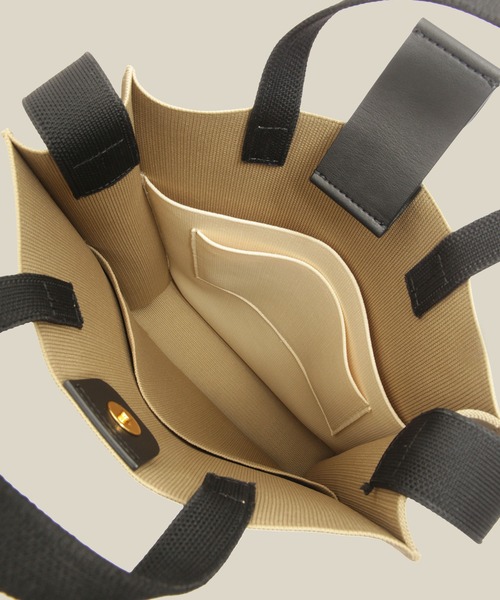 ROPE'（ロペ）の「【E'POR】GADGET PC TOTE【超軽量】【25SS】（トートバッグ・レディース・ベージュ/ブラック/クリーム・FREE）」の13枚目の写真