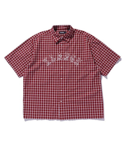 トップス XLARGE PATCH LOGO PLAID S/S SHIRT XLARGE｜PATCH LOGO PLAID S/S SHIRT XLARGE | Rakuten Fashion