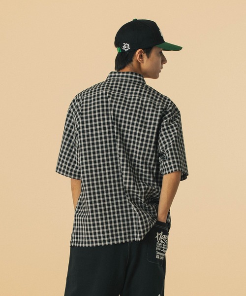トップス XLARGE PATCH LOGO PLAID S/S SHIRT XLARGE｜PATCH LOGO PLAID S/S SHIRT XLARGE | Rakuten Fashion