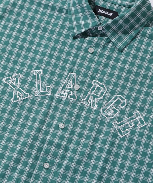 PATCH LOGO PLAID S/S SHIRT（シャツ/ブラウス）｜XLARGE