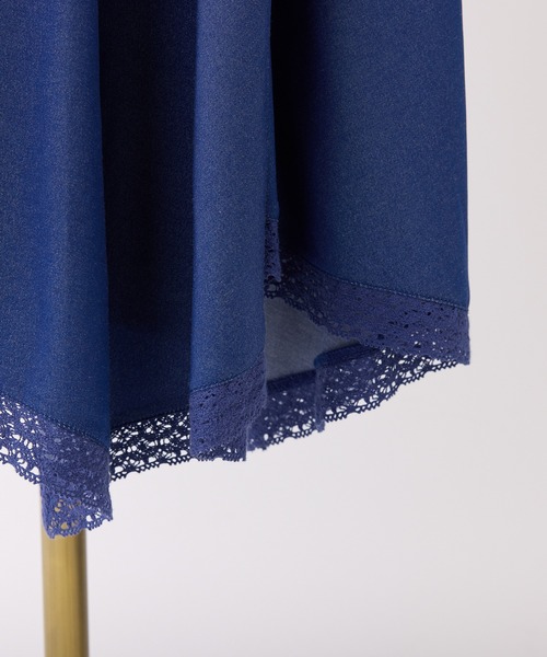 Seemi. byNICECLAUP（ シーミーバイナイスクラップ）の「【Seemi.】イレヘムロングスカート（スカート・レディース・オフホワイト/ピンク/ブルー系その他/ドット・FREE）」の5枚目の写真