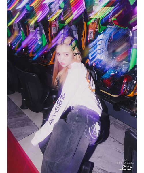 CALNAMUR（カルナムール）の「【エヴァンゲリオンコラボ】 EVA-01 DENIM PT（デニムパンツ・レディース・ブラック・MEDIUM/X-LARGE）」の15枚目の写真