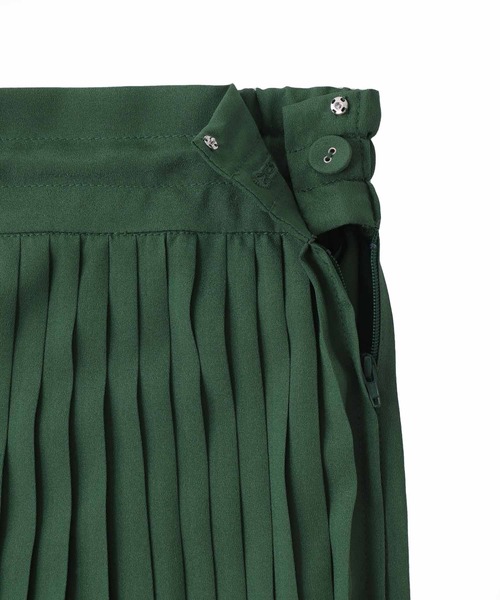 DRESSLAVE(ドレスレイブ)の「georgett pleats easy wide pants(ジョーゼットプリーツイージーワイドパンツ)(その他パンツ・レディース・グリーン/ベージュ・38)」の14枚目の写真