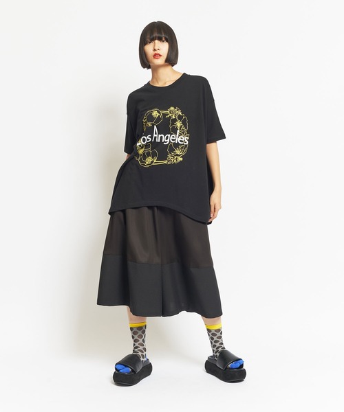 セール】24/-天竺 ヘムウェイブT（Tシャツ/カットソー）｜gomme