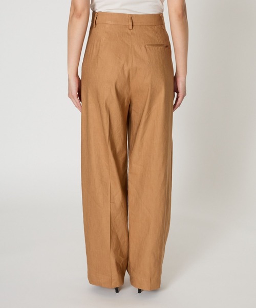 BABYLONE（バビロン）の「リネンレーヨンストレッチワイドパンツ