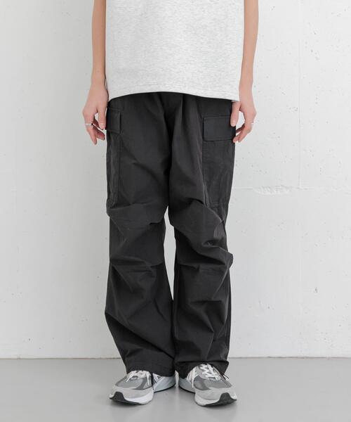 FORK&SPOON（フォークアンドスプーン）の「FORK&SPOON　ミリタリーポケットパンツ（その他パンツ・メンズ・グレー/ブラック・4/5）」の11枚目の写真