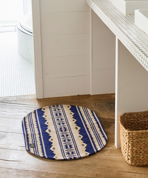 PENDLETON(ペンドルトン)の「PENDLETON/ペンドルトン キッチンエリプススモールマット MC009(ラグ/マット・レディース・ネイビー/ベージュ・FREE)」の8枚目の写真