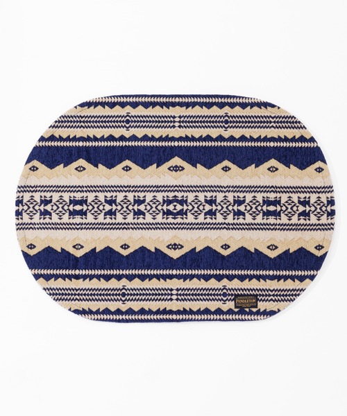 PENDLETON(ペンドルトン)の「PENDLETON/ペンドルトン キッチンエリプススモールマット MC009(ラグ/マット・レディース・ネイビー/ベージュ・FREE)」の6枚目の写真