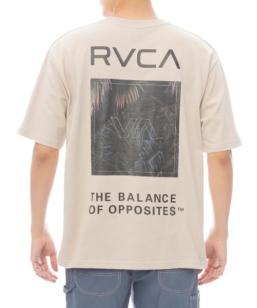 RVCA（ルーカ）の「RVCA メンズ PALM BOX SS Tシャツ 【2025年春夏モデル】/ルーカオーバーシルエットバックプリント半袖Tシャツ（Tシャツ/カットソー・メンズ・ブラック/ブラック系その他/ホワイト/ベージュ/グリーン系その他・X-LARGE/LARGE/MEDIUM/SMALL）」の5枚目の写真
