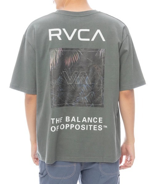 RVCA（ルーカ）の「RVCA メンズ PALM BOX SS Tシャツ 【2025年春夏モデル】/ルーカオーバーシルエットバックプリント半袖Tシャツ（Tシャツ/カットソー・メンズ・ブラック/ブラック系その他/ホワイト/ベージュ/グリーン系その他・X-LARGE/LARGE/MEDIUM/SMALL）」の2枚目の写真