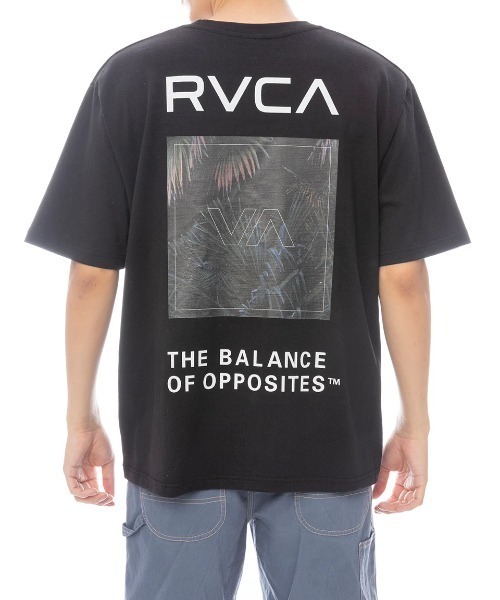 RVCA（ルーカ）の「RVCA メンズ PALM BOX SS Tシャツ 【2025年春夏モデル】/ルーカオーバーシルエットバックプリント半袖Tシャツ（Tシャツ/カットソー・メンズ・ブラック/ブラック系その他/ホワイト/ベージュ/グリーン系その他・X-LARGE/LARGE/MEDIUM/SMALL）」の3枚目の写真
