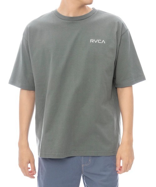 RVCA（ルーカ）の「RVCA メンズ PALM BOX SS Tシャツ 【2025年春夏モデル】/ルーカオーバーシルエットバックプリント半袖Tシャツ（Tシャツ/カットソー・メンズ・ブラック/ブラック系その他/ホワイト/ベージュ/グリーン系その他・X-LARGE/LARGE/MEDIUM/SMALL）」の21枚目の写真