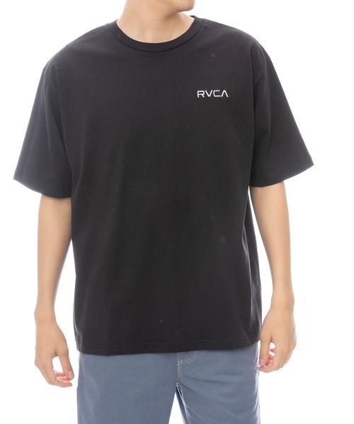 RVCA（ルーカ）の「RVCA メンズ PALM BOX SS Tシャツ 【2025年春夏モデル】/ルーカオーバーシルエットバックプリント半袖Tシャツ（Tシャツ/カットソー・メンズ・ブラック/ブラック系その他/ホワイト/ベージュ/グリーン系その他・X-LARGE/LARGE/MEDIUM/SMALL）」の12枚目の写真