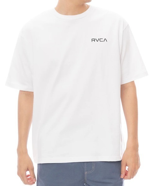 RVCA（ルーカ）の「RVCA メンズ PALM BOX SS Tシャツ 【2025年春夏モデル】/ルーカオーバーシルエットバックプリント半袖Tシャツ（Tシャツ/カットソー・メンズ・ブラック/ブラック系その他/ホワイト/ベージュ/グリーン系その他・X-LARGE/LARGE/MEDIUM/SMALL）」の7枚目の写真