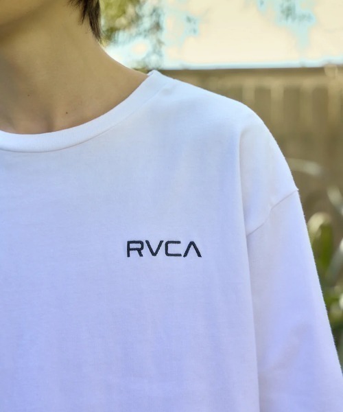 RVCA（ルーカ）の「RVCA メンズ PALM BOX SS Tシャツ 【2025年春夏モデル】/ルーカオーバーシルエットバックプリント半袖Tシャツ（Tシャツ/カットソー・メンズ・ブラック/ブラック系その他/ホワイト/ベージュ/グリーン系その他・X-LARGE/LARGE/MEDIUM/SMALL）」の10枚目の写真