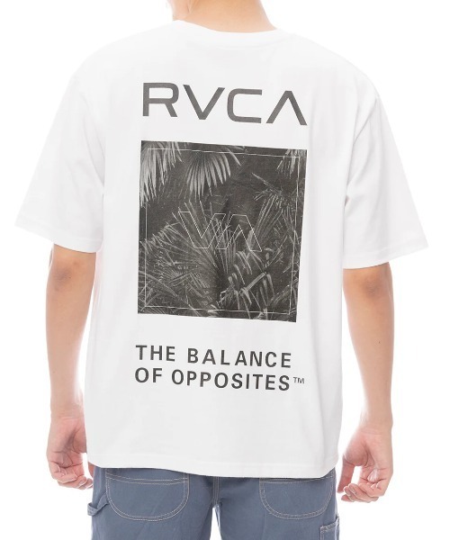 RVCA（ルーカ）の「RVCA メンズ PALM BOX SS Tシャツ 【2025年春夏モデル】/ルーカオーバーシルエットバックプリント半袖Tシャツ（Tシャツ/カットソー・メンズ・ブラック/ブラック系その他/ホワイト/ベージュ/グリーン系その他・X-LARGE/LARGE/MEDIUM/SMALL）」の6枚目の写真