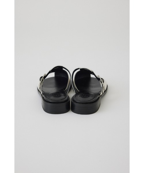 Thumb leather flat sandal サムレザーフラットサンダル